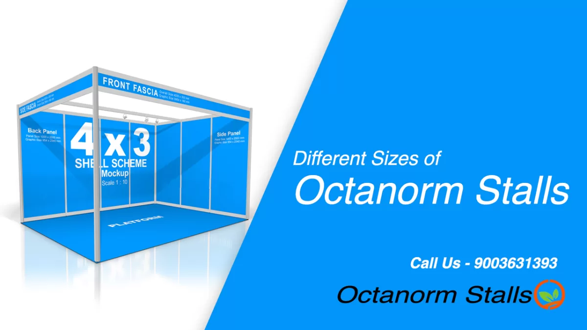 different sizes of octanorm stalls