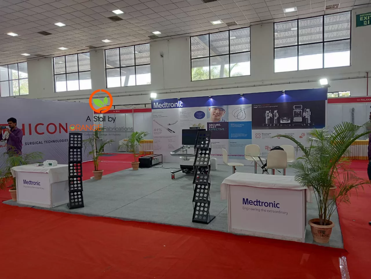 medtronic stall fabrication in coimbatore