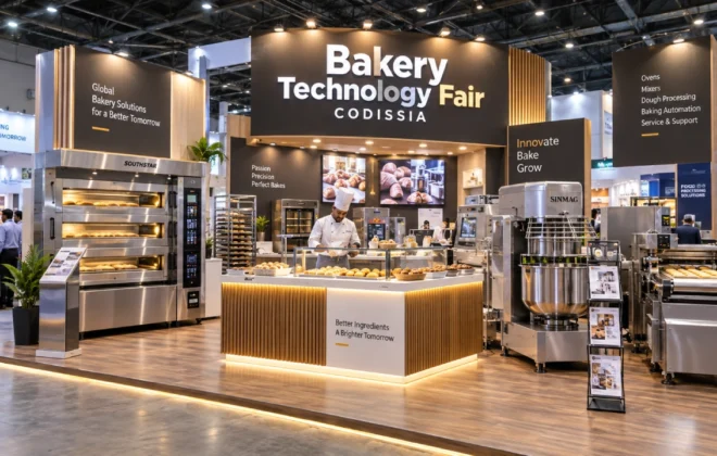 Turnkey stall fabrication for Bakery Technology Fair at CODISSIA Coimbatore