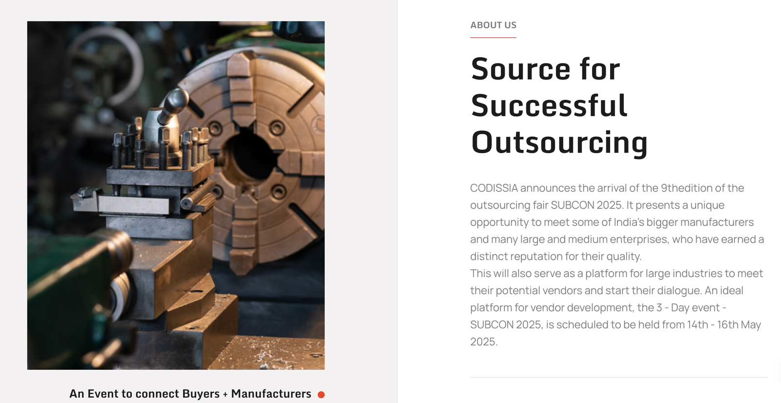 stall fabricator for Subcon 2025