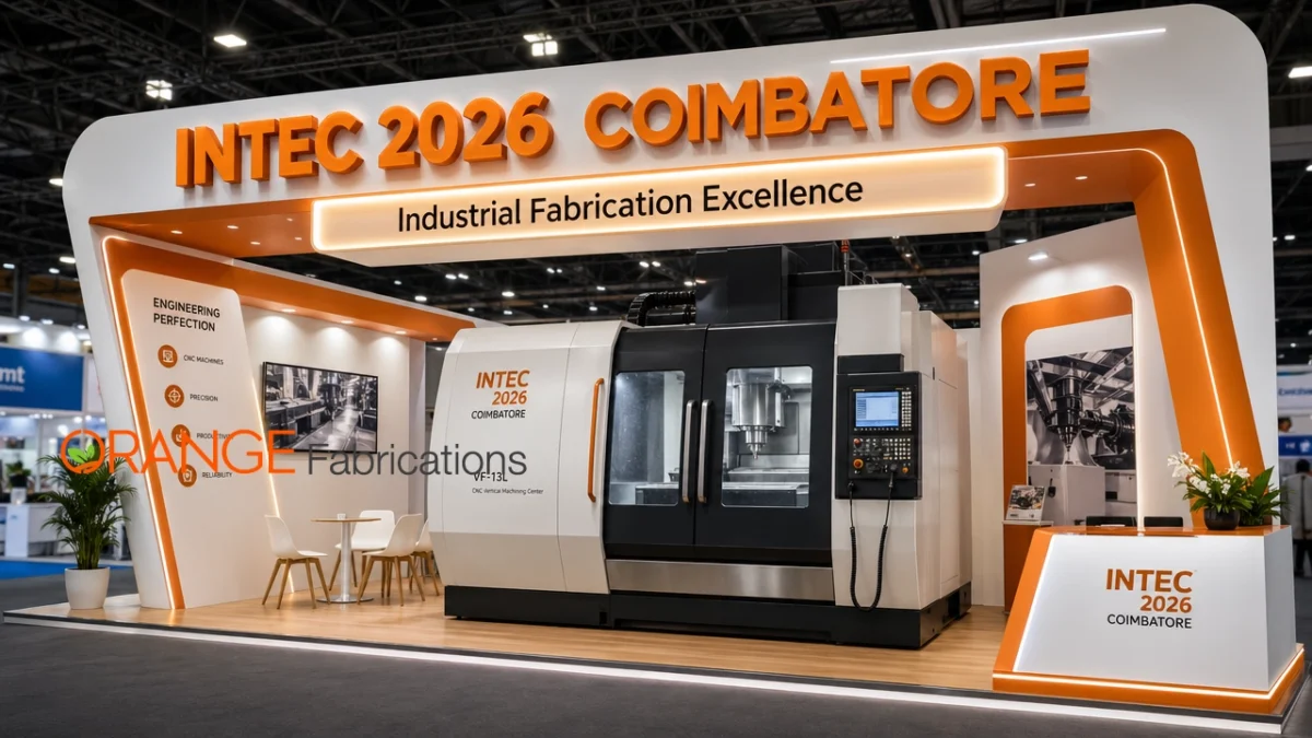 When you upload it to WordPress, set the Alt Text exactly as: "Premium industrial exhibition stall design Coimbatore for INTEC 2026