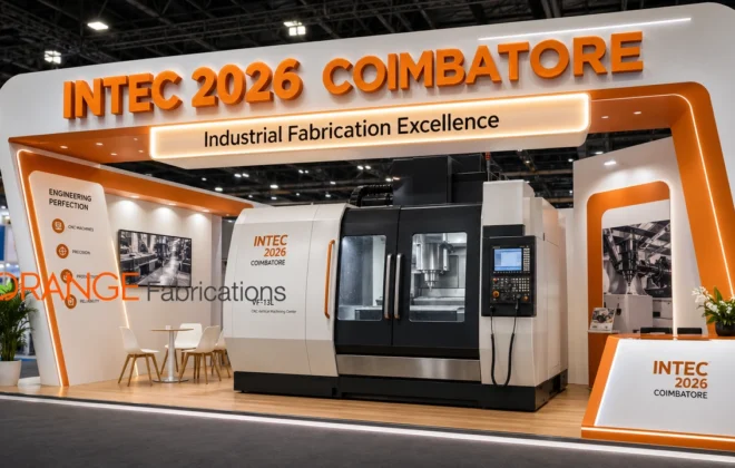 When you upload it to WordPress, set the Alt Text exactly as: "Premium industrial exhibition stall design Coimbatore for INTEC 2026