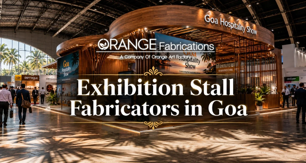 Custom trade show stand design built at Panaji convention center | Exhibition stall builders in Goa
