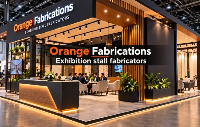 Bespoke meeting lounge and structural pavilion built for ACETECH Hyderabad at HITEX