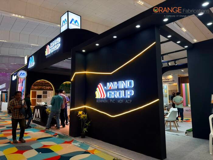 Custom Wooden Exhibition Stall Fabricated in Hyderabad at HITEX